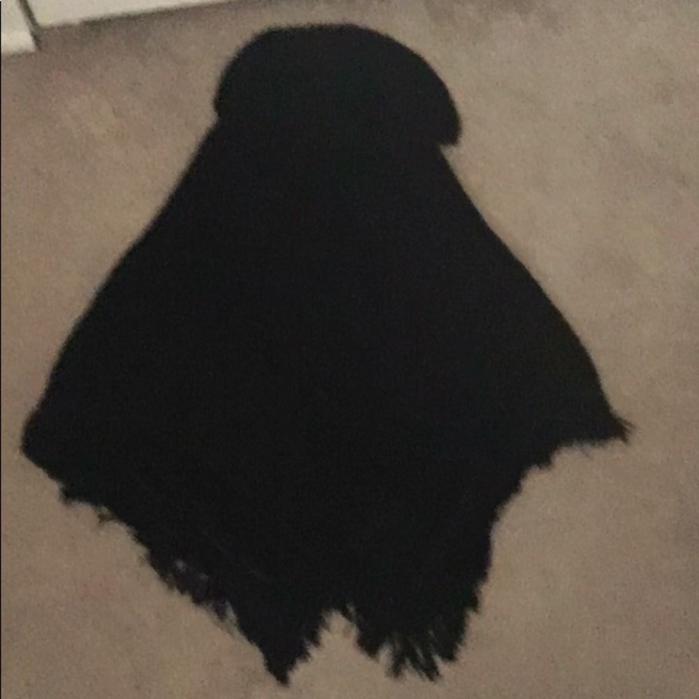 Black poncho